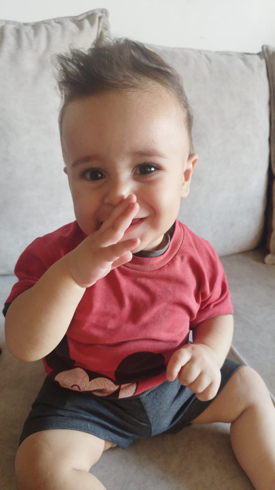 Shams and Jusuf playing